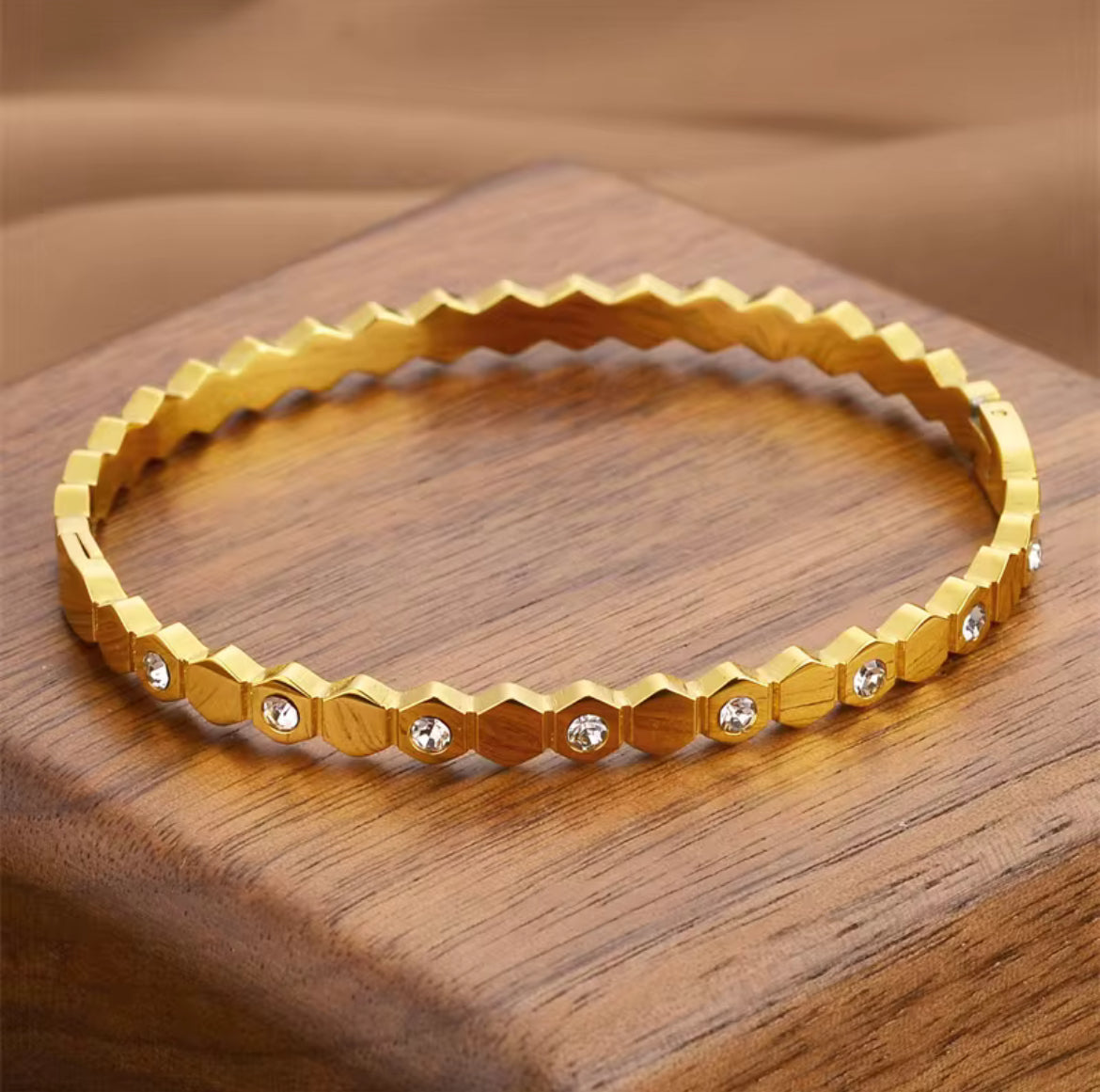 Honey comb kada bracelet ( baby size )