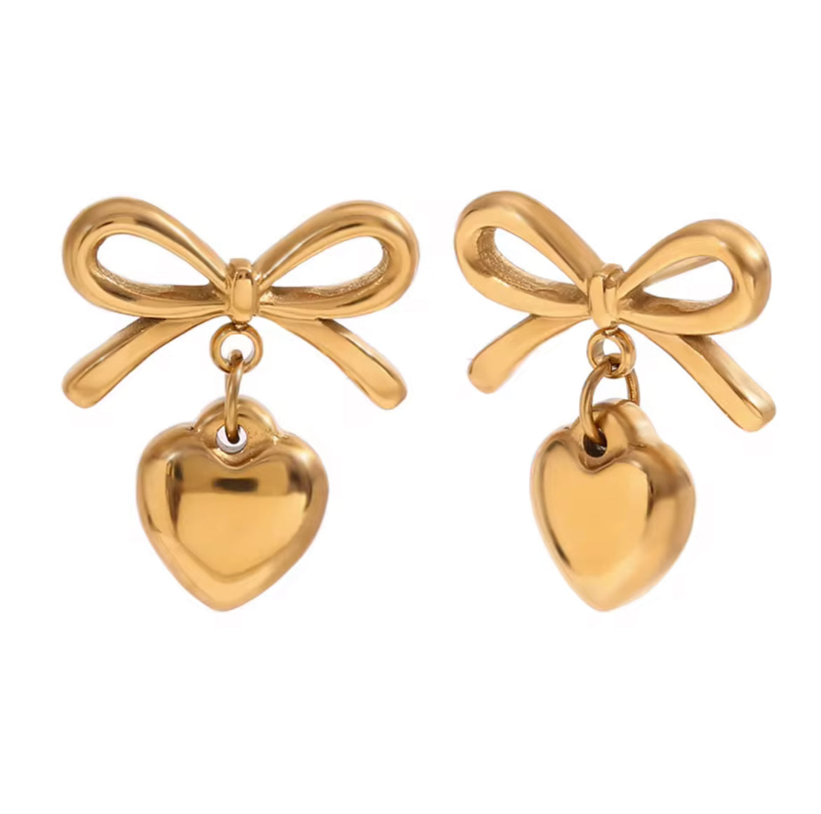 Mini bow earring