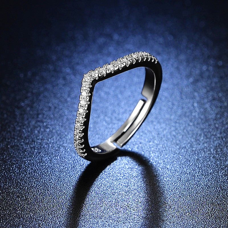 Diamond studded ring