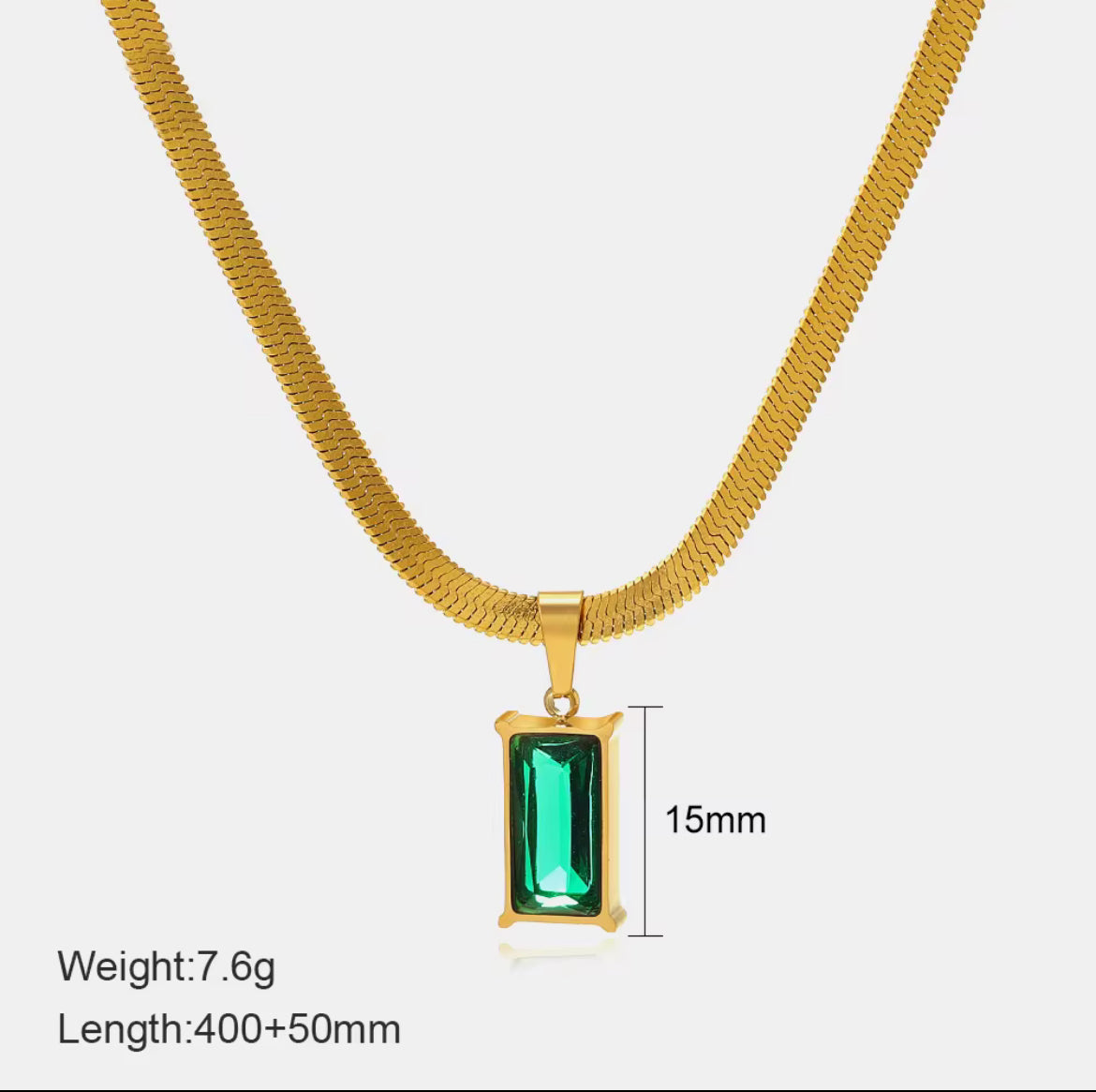 Emerald necklace