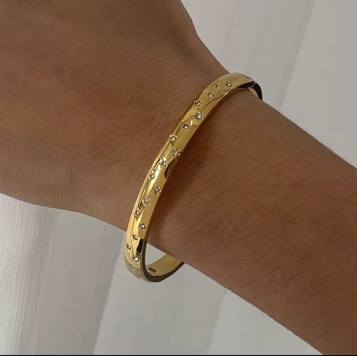 Star studded kada bracelet (baby size)