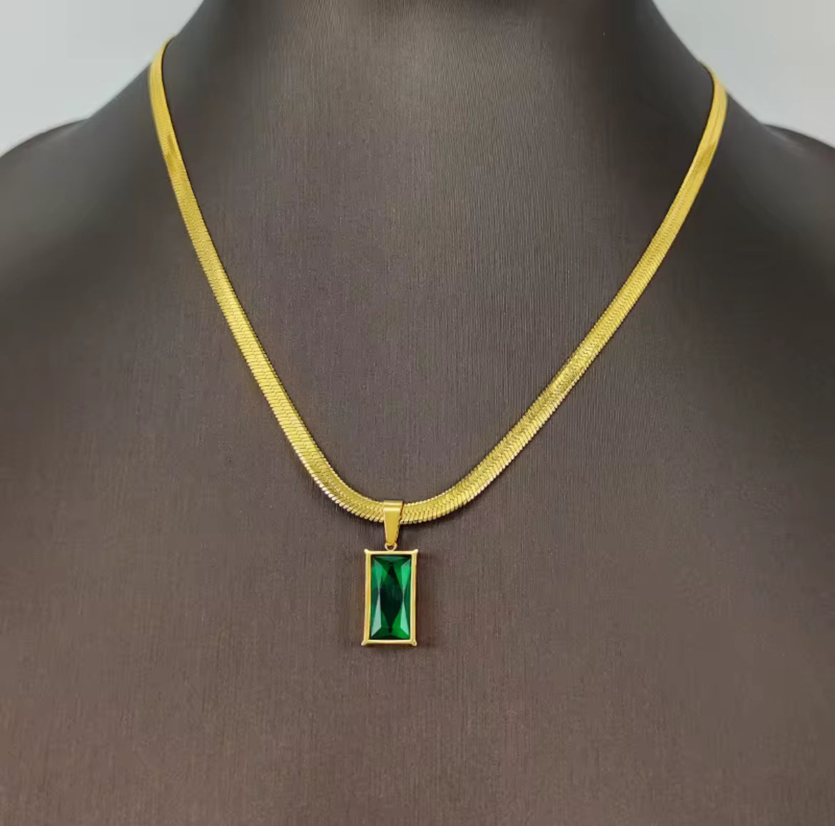 Emerald necklace