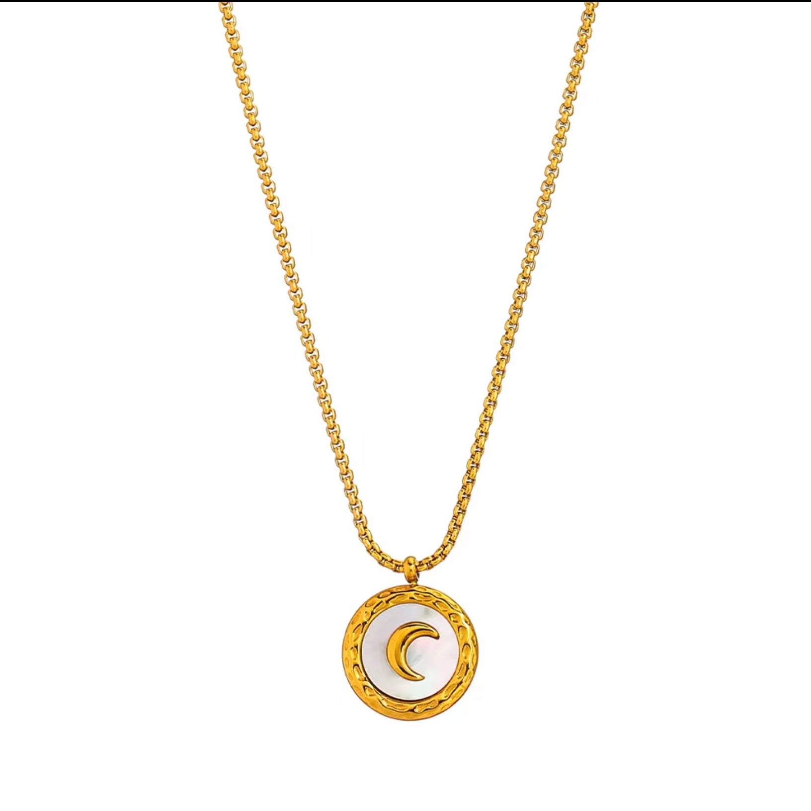 Selene moon necklace