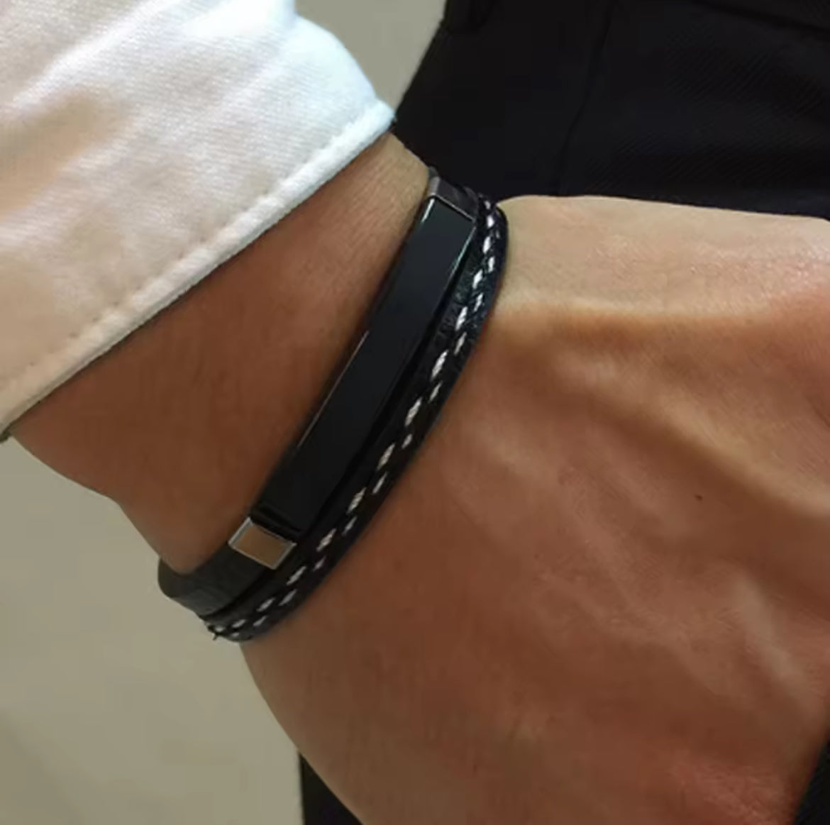 Classic black bracelet