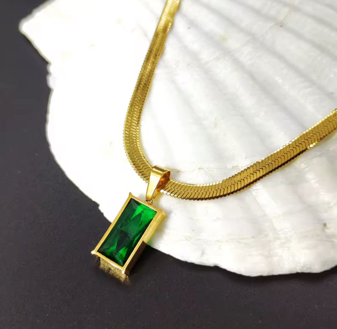 Emerald necklace