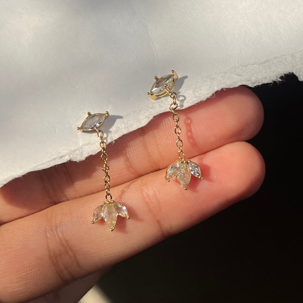 Lotus earring