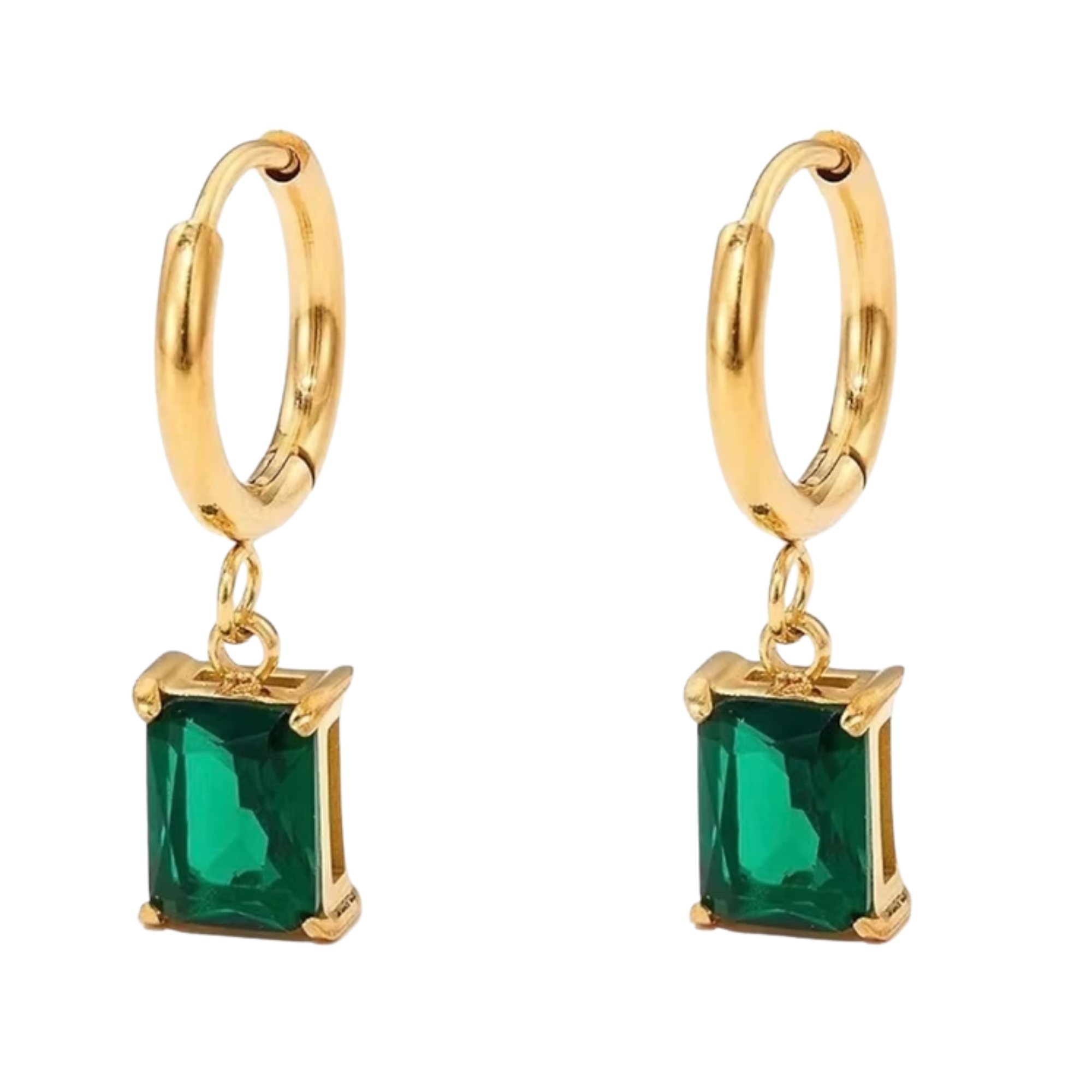 Emerald earring