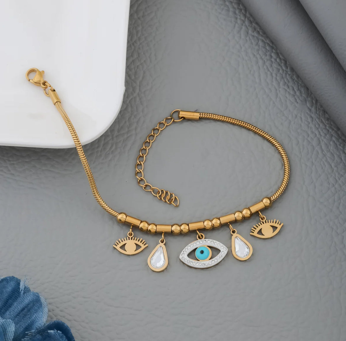 Evil eye bracelet