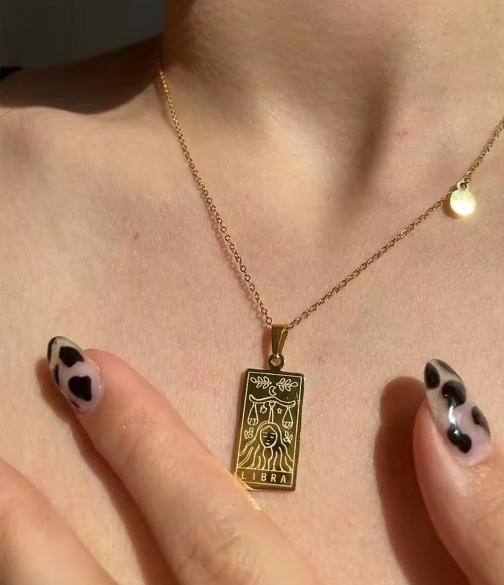 Zodiac sign necklace