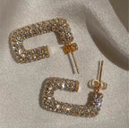 Rhinestone earring