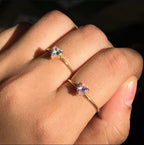 Mini heart ring
