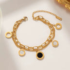 Roman layer bracelet