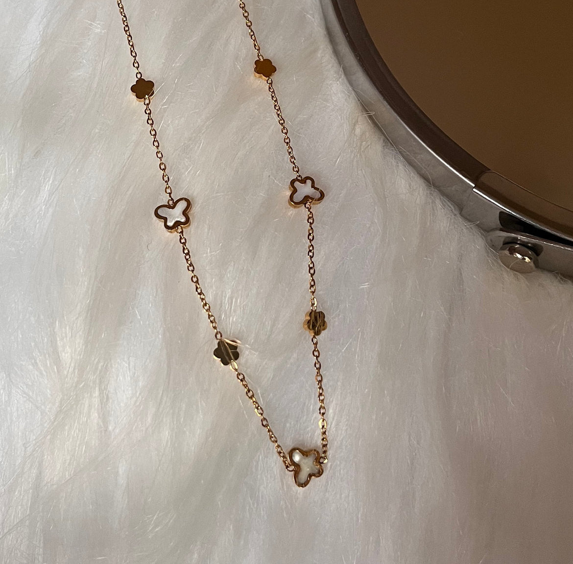 Zia butterfly necklace