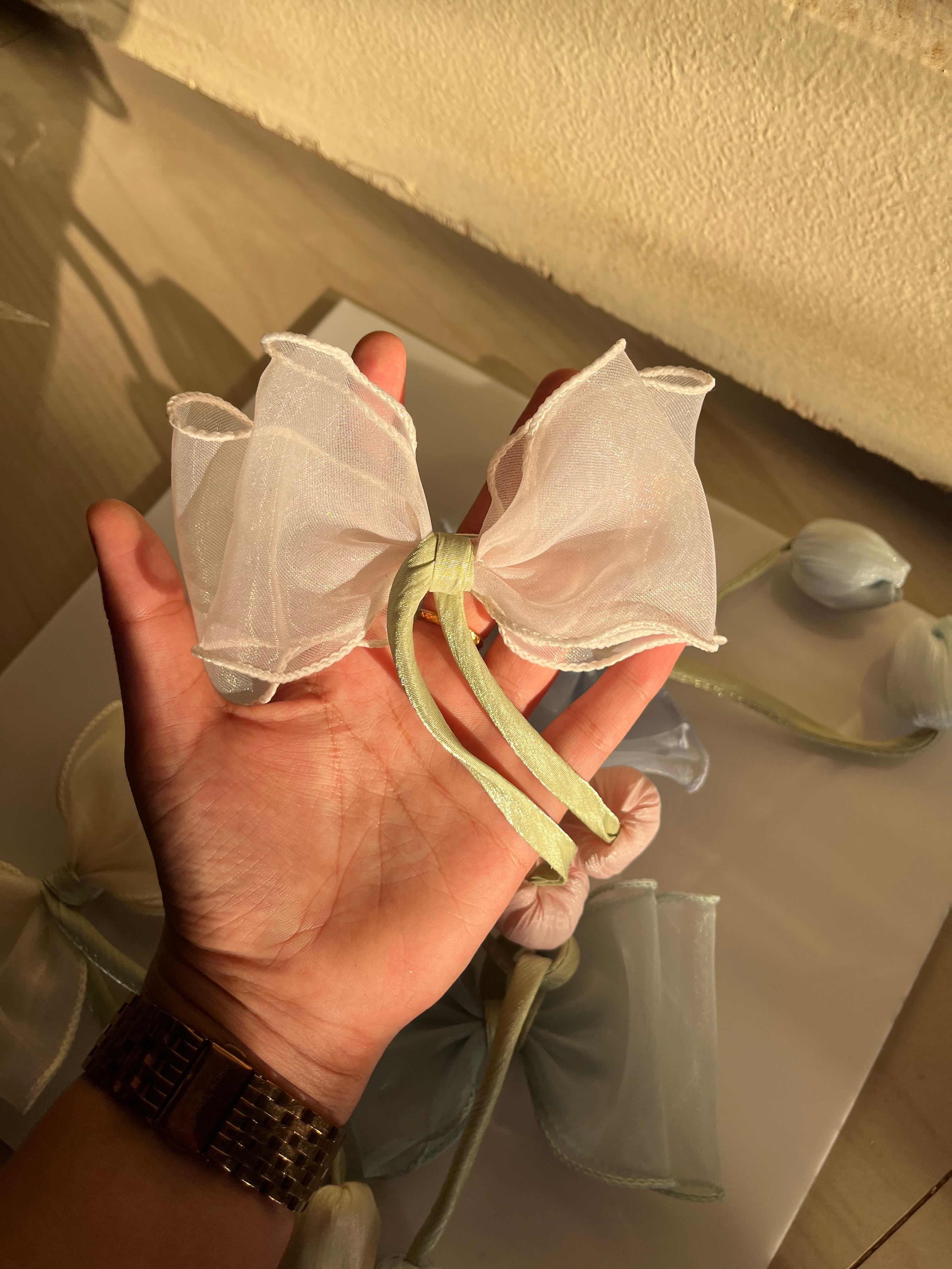 Tulip bow / bag charm