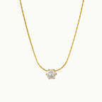 Solitaire necklace