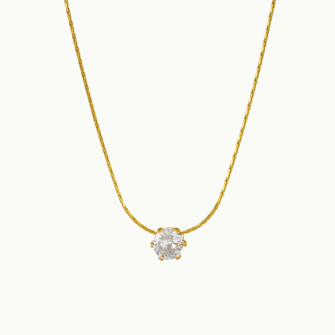 Solitaire necklace