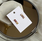 Tennis diamond earring