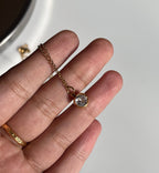 Round  solitaire necklace