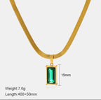 Emerald necklace