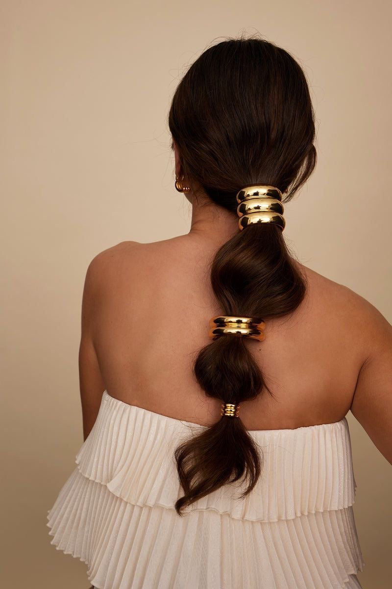 Anti tarnish hair ties