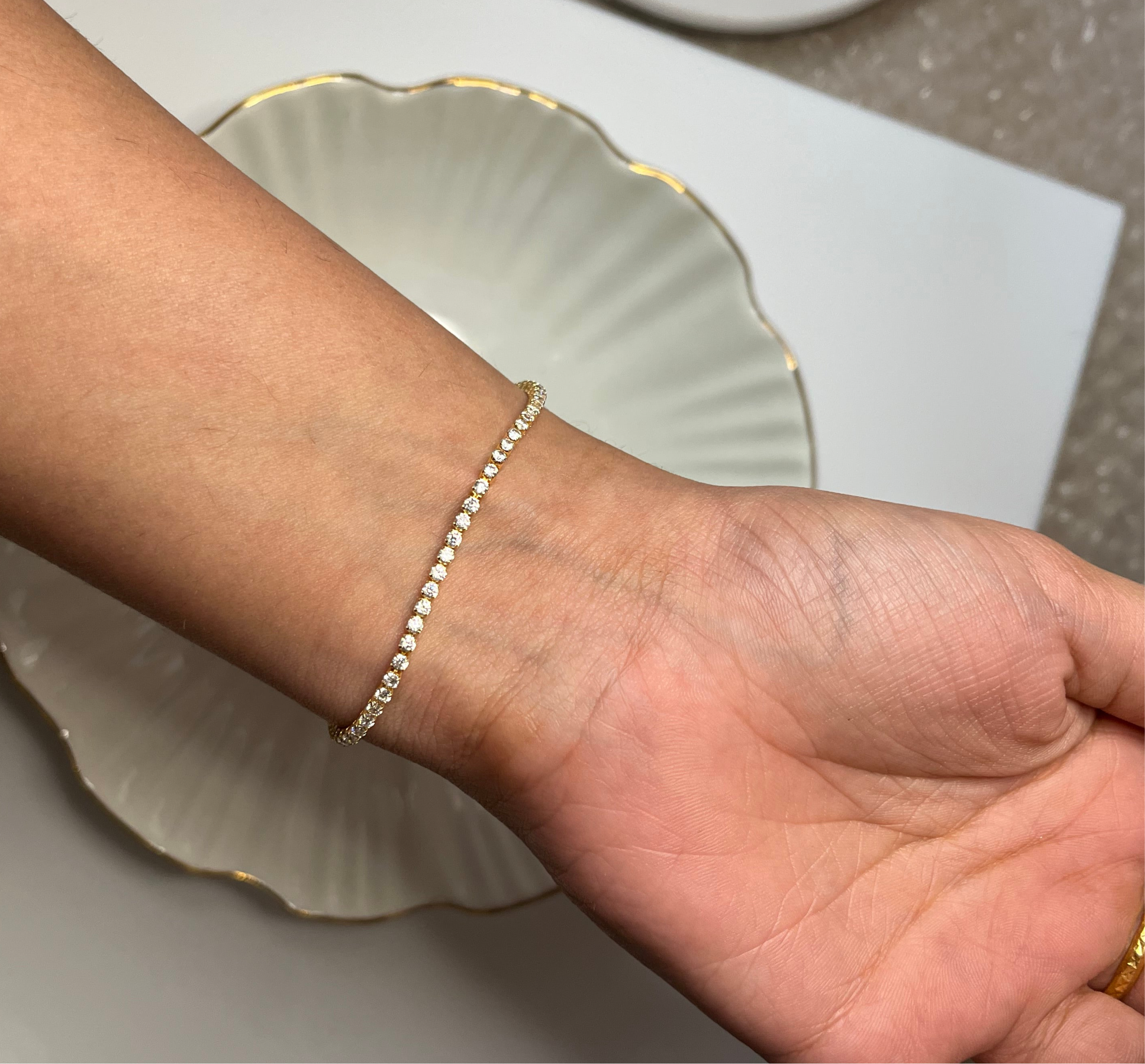Tennis diamond bracelet