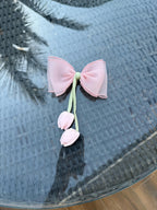 Tulip bow / bag charm