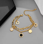 Roman layer bracelet