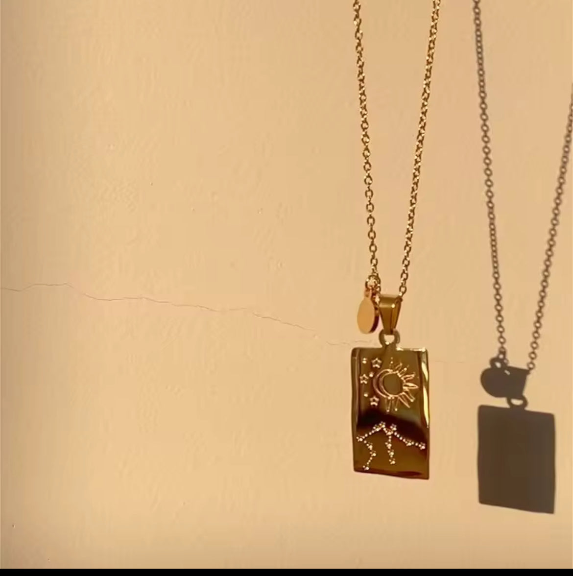 Zodiac sign necklace