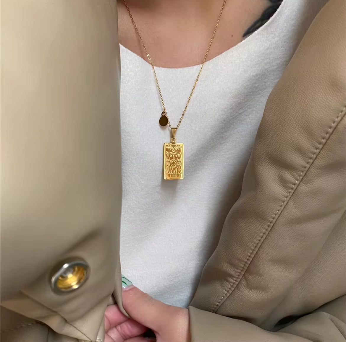 Zodiac sign necklace