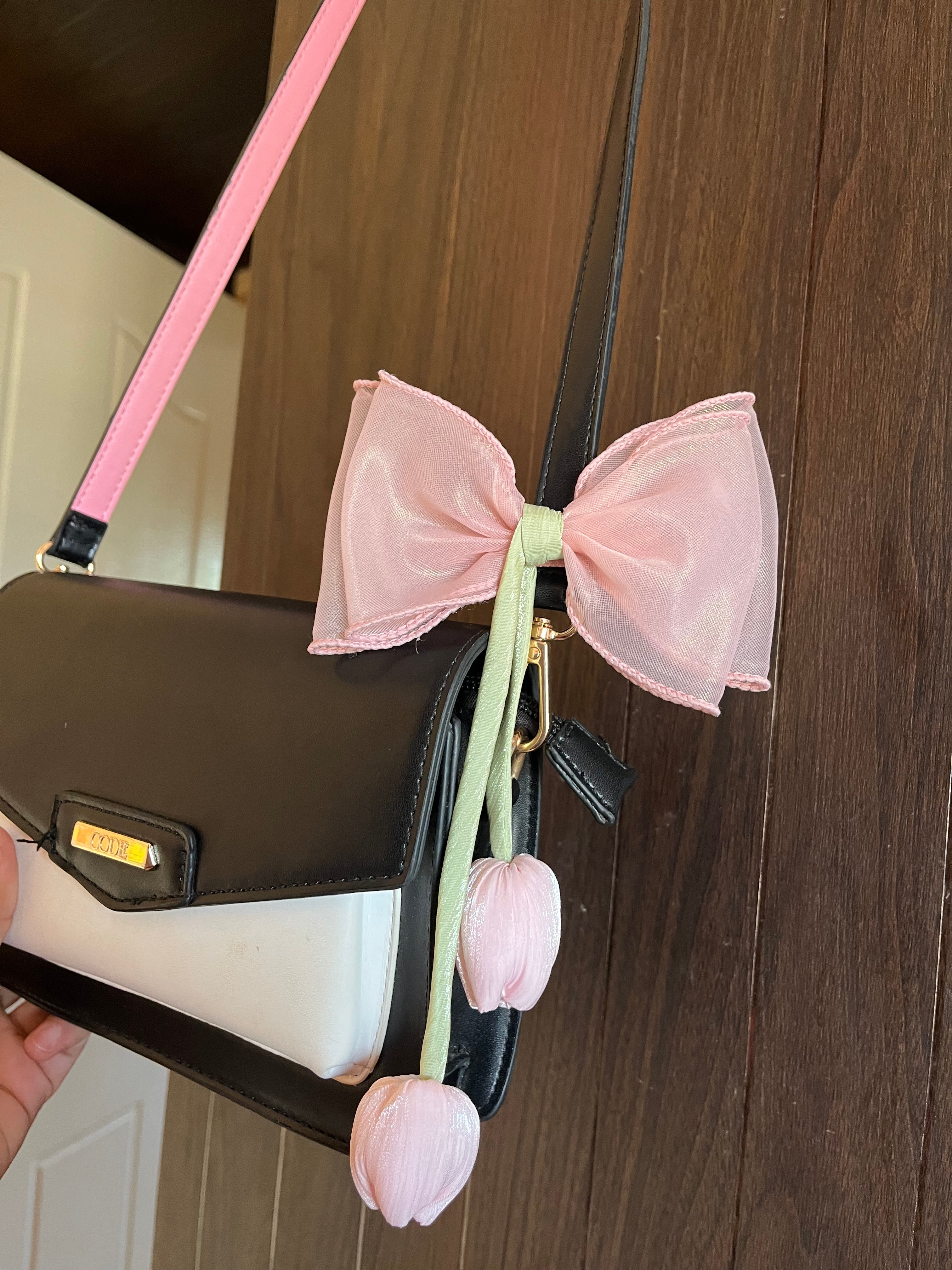 Tulip bow / bag charm