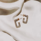 Rhinestone earring