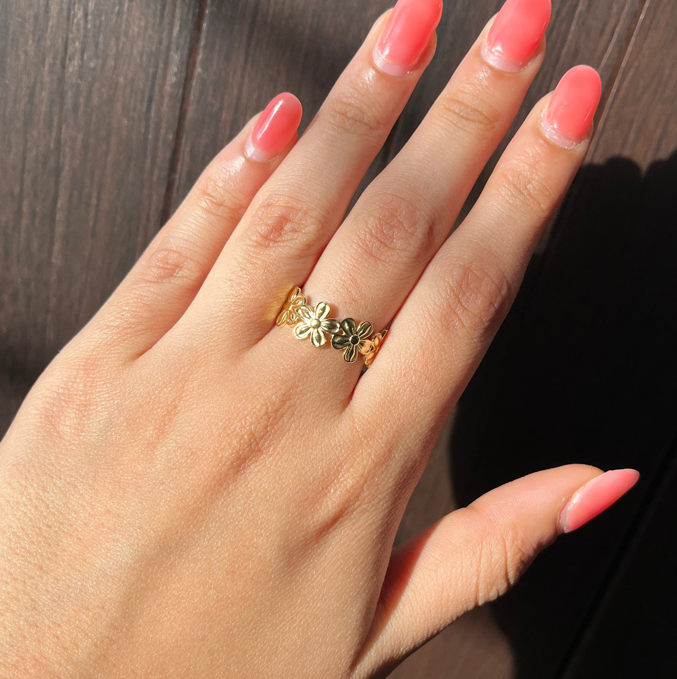 Flora crown ring