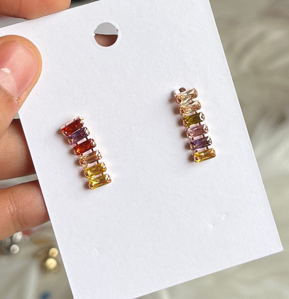 Tennis diamond earring