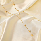 Long dainty necklace
