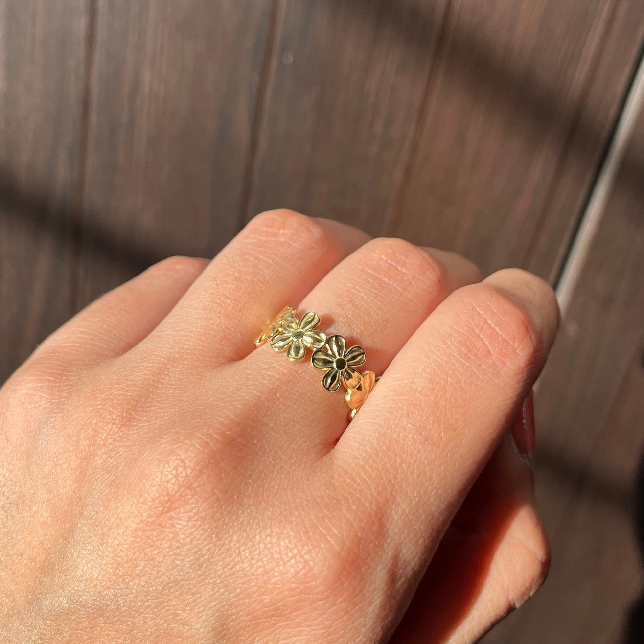 Flora crown ring