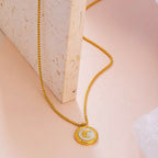 Selene moon necklace