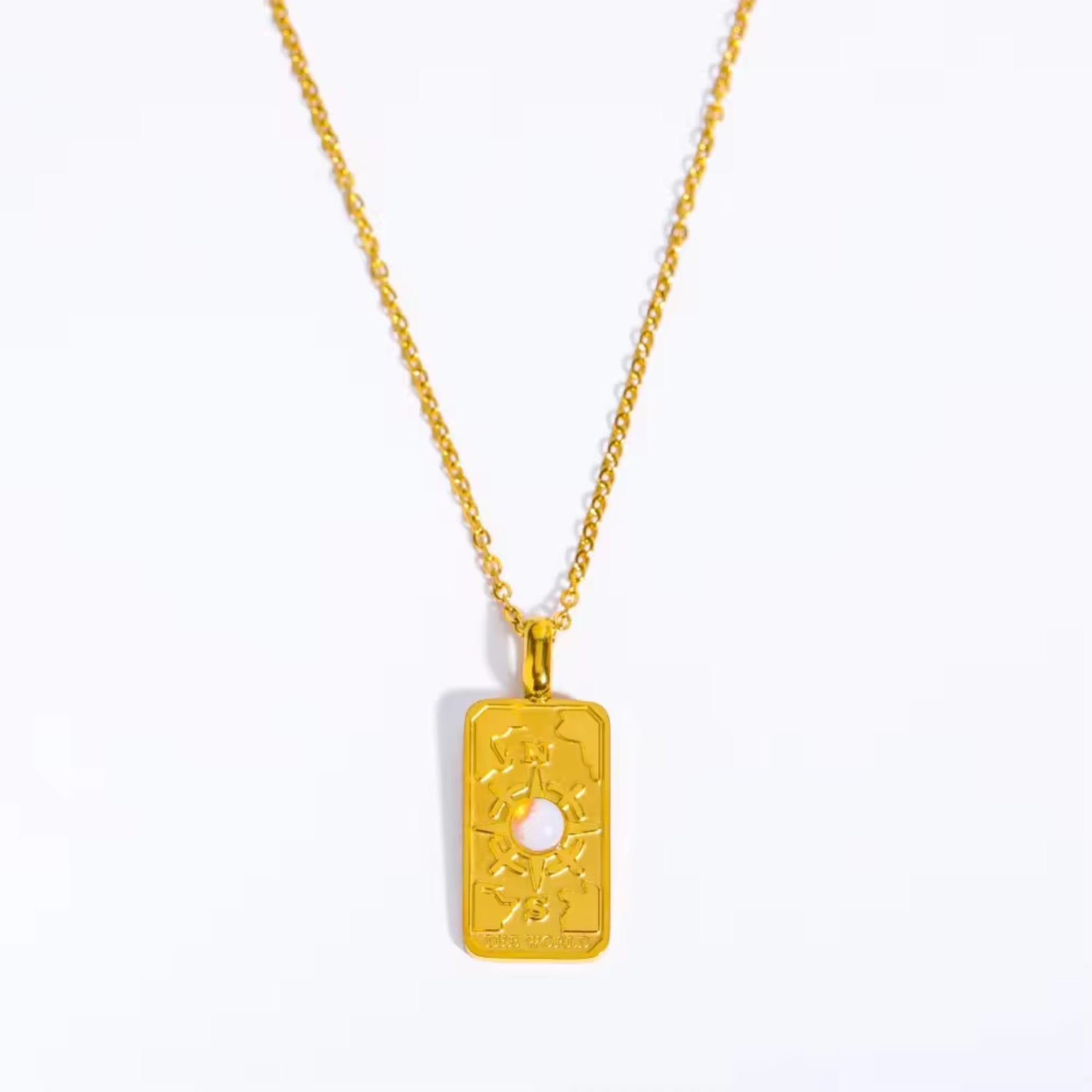 Direction necklace
