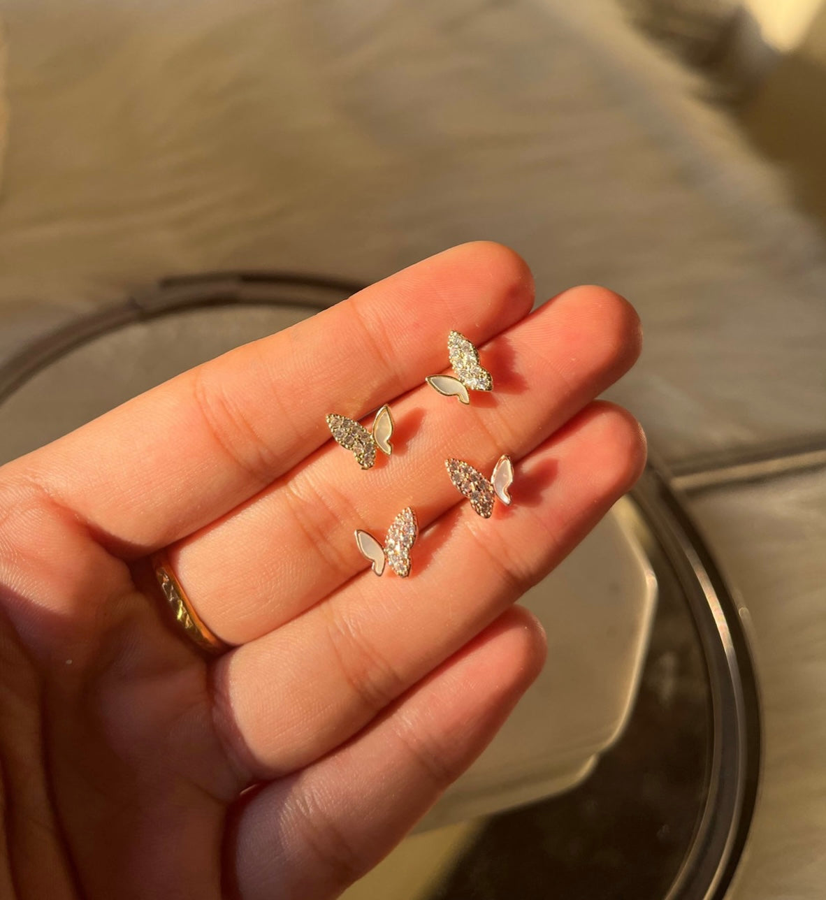 Butterfly studs