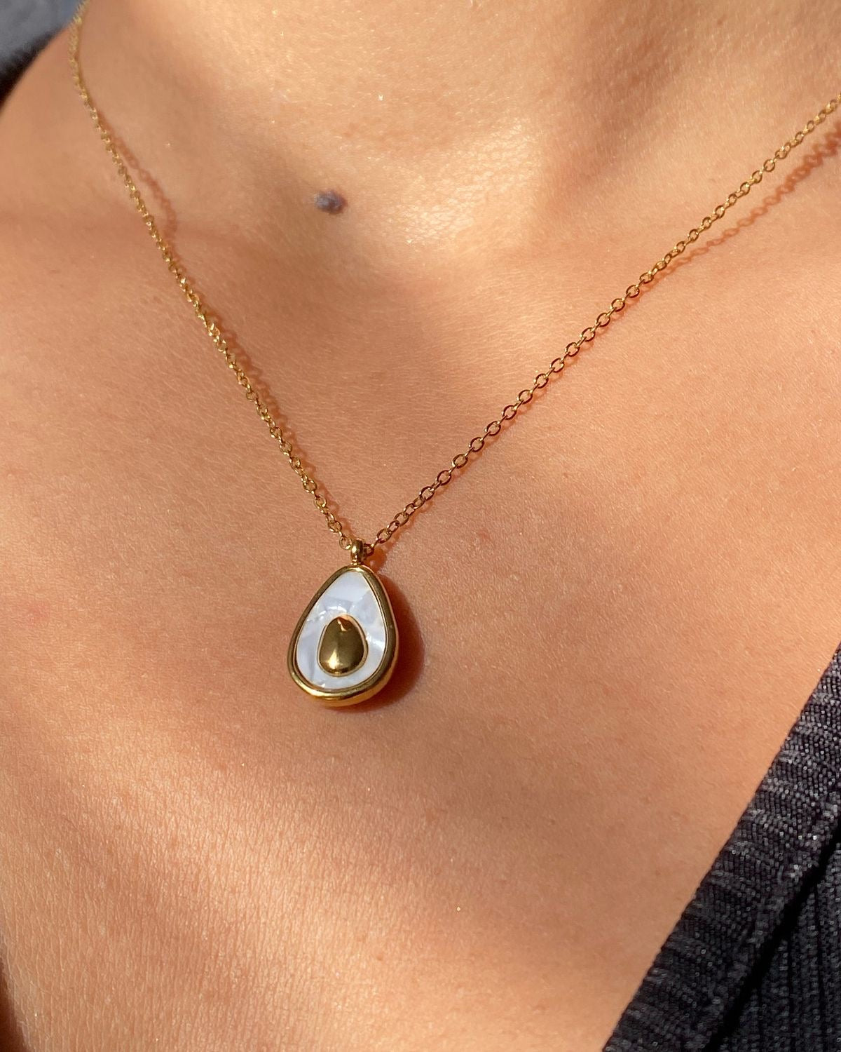 Avocado necklace