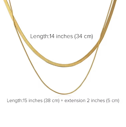 2 layer snake chain
