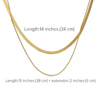 2 layer snake chain