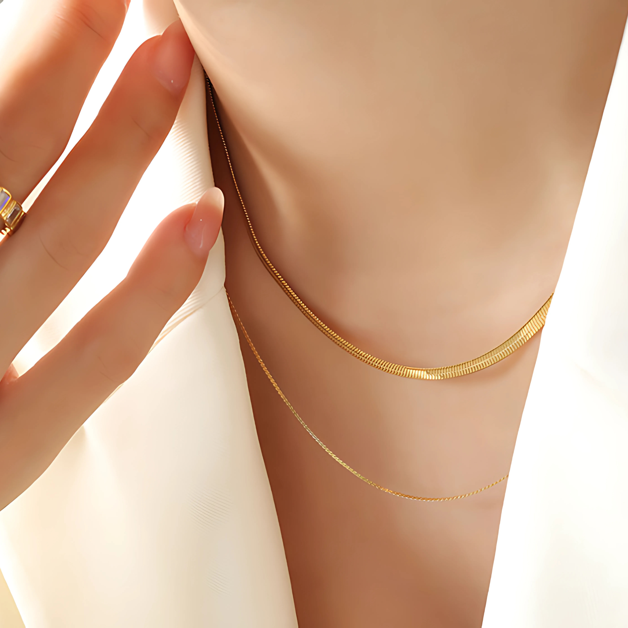 2 layer snake chain